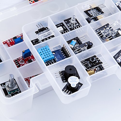 ELEGOO Actualizado 37-en-1 Kit de M  dulos de Sensores con Tutorial para Arduino UNO R3 Mega 2560 Nano Arduino Sensores Kit Raspberry Sensores