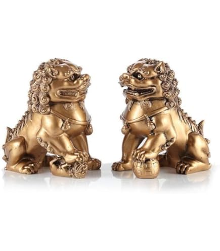lachineuse - Dragon & Phoenix Paar beeldjes - Feng Shui beeldjes - Familie & echtelijk geluk symbool - voor kantoor, thuis - Aziatische Chinese decoratie - 13 x 9 x 4,5 cm - goud lachineuse - Dragon & Phoenix Paar beeldjes - Feng Shui beeldjes - Familie & echtelijk geluk symbool - voor kantoor, thuis - Aziatische Chinese decoratie - 13 x 9 x 4,5 cm - goud