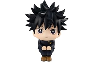 Jiumaocleu JJK Personaggio Fushiguro Megumi Look Up Figura 10 cm Anime Action Figure Statua Modello Tagliatelle Stopper, pezzo da collezione realizzato a mano per i fan