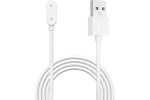 MohLythrix Charger Cable for HUAWEI Watch FIT 3/FIT 2/FIT/FIT SE/FIT New, HUAWEI Band 10/9/8/7/6/6 Pro, HONOR Band 10/9/8/7/6/5 Magnetic USB Fast Charging Cord, 100cm, White