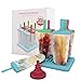 Produktbild 6 Stück Eis am Stiel Formen mit Befülltrichter für leckeres selbstgemachtes Eis am Stiel für Kinder und Erwachsene,Material spülmaschinengeeignet und lebensmittelecht