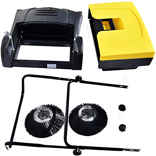 Syntrox Germany 80 cm Kehrmaschine mit 2 Kehrbürsten - 7