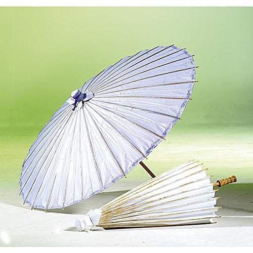 Deko-Woerner Papierschirm, D=86cm, weiß