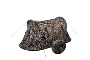 NC Portable Extérieur 2 Personnes Camouflage Camping Randonnée Installation Facile Tente Pop-Up Instantanée Imperméable Ultra-léger Randonnée Camping, Chasse, Pêche Tente Pop-Up