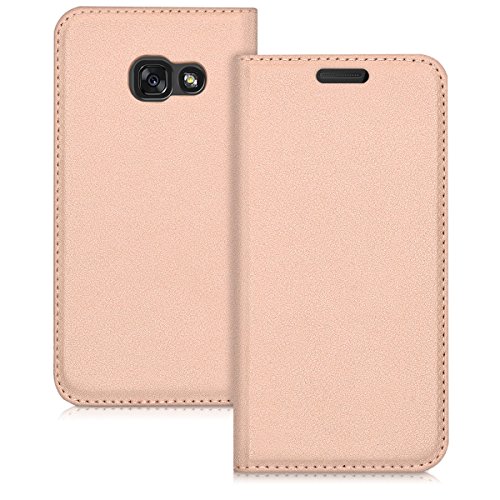 kwmobile Funda para Samsung Galaxy A3 2017 - Carcasa para m vil de Cuero sint tico - Case Plegable en Oro Rosa reviews kwmobile Funda para Samsung Galaxy A3 2017 - Carcasa para m vil de Cuero sint tico - Case Plegable en Oro Rosa