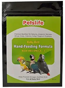 Petslife Hand Feeding Formula Baby Bird Food, 500 g