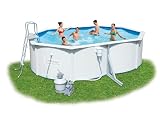 bestway steel pro 366 x 122  Bestway - Piscina De Chapa Ocean 488 X 366 X 122 Cm + Depuradora Arena
