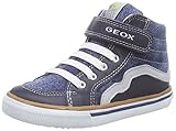  Geox Baby Jungen B KIWI BOY C Lauflernschuhe, Blau (Jeans/greyc4381), 26 EU