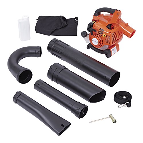 Trueshopping 26cc Petrol Leaf Blower Garden Cordless Vac Cleaner Vacuum Powerful Hand Held Comfortable Easy To Start 0.75KW