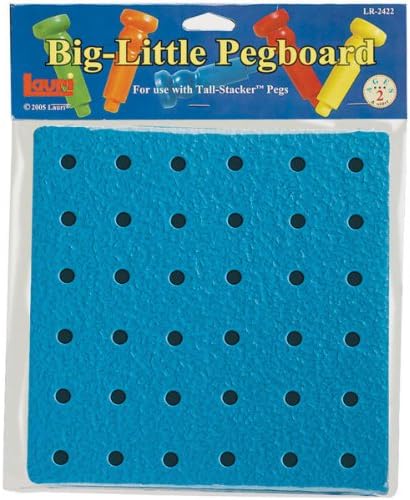 Tall Stacker 081197003 Lauri Pegboards, Big Little Pegboard, Shape, ()