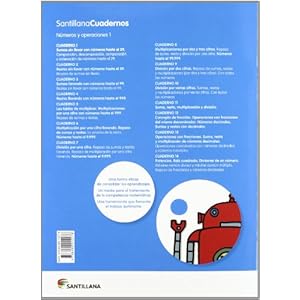 NUMEROS Y OPERACIONES 1 SANTILLANA CUADERNOS - 9788468012278