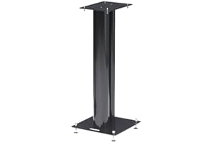 Norstone Stylum 2 Stand per Diffusori, 60 cm, Nero