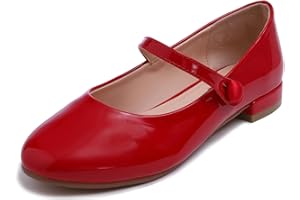 Feversole Women's Mary Jane Fashion，Scarpe Basse Classiche da Donna Décolleté Eleganti Mary Jane con Fibbia Morbida Scarpe da Ballo per Balletto per Donna