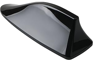 Xibao Antenna Auto Pinna di Squalo,Pinna Di Squalo Copertura AM/FM Segnale Antenna,Decorazione per Modificare L'aspetto Dell'auto,Adatto alla Maggior Parte Delle Autos,Camion e SUV (Nero)