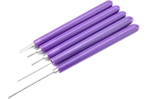 BAGIMA Papierperlenroller mit Schlitzen, 12er-Pack, Papier-Quilling-Werkzeuge, Schlitz-Set, 16 X 6 X 1, Multifunktional, 5 Stück, Verschiedene Größen, Quilling-Schlitz-Werkzeuge,