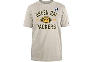 Green Bay Packers NFL Regular T-Shirt Distressed Screenprint Team Graphic Stone Camiseta Unisex Adulto