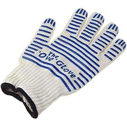 Anself universel gant isolant chaleur preuve résistant 250 ℃ pour droit gauche main protecteur