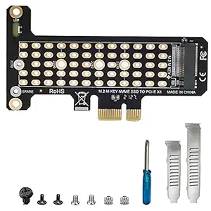 Verilux PCI-E PCI Express 3.0 X4 to NVME M.2 NVME to NVME SSD PCI-e 3.0 x 4 Host Controller Expansion Card Support M Key SSD Type 2280 2260 2242 2230 Adapter Converter Graphic Card