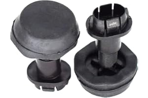 THLMT Lot de 2 pare-chocs en caoutchouc pour butée de capot compatible avec Ford Focus Escape Kuga Edge Endura Transit Connect C-Max Lincoln MKC CV6Z16758A, remplacement en caoutchouc de butée de capot