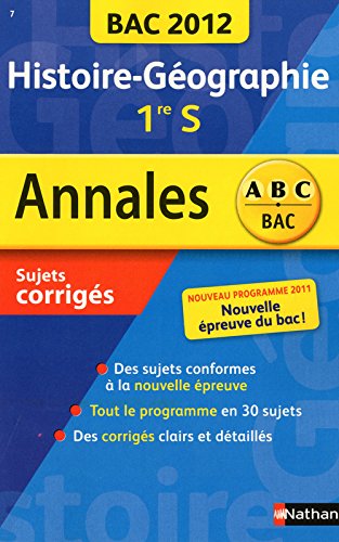 Download ANNALES BAC 2012 HISTOIRE/GEO