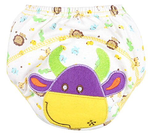 Set of 2 Diaper Pants Cotton Waterproof Wash Pants Calf