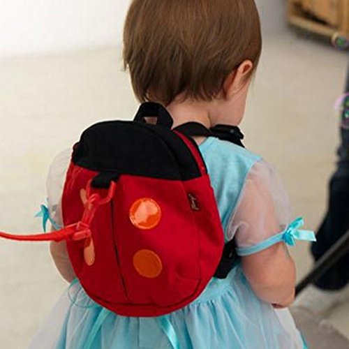 Westeng Anti-lost Backpack Kids Toddler Walking Safety Harness School Bag Cartoon Pattern with Removable Padded Strap