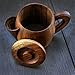 Brilliant Piece Of Hand Crafting, Haryali London Classic Wooden Shaving MUG for Hot Water Traditional Old Style Shave.