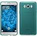 Produktbild PhoneNatic Case für Samsung Galaxy J7 (2016) J710 Hülle Silikon türkis transparent + 2 Schutzfolien