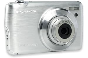 AGFAPHOTO AGFA PHOTO Realishot DC8200 - Kompaktkamera, 18MP, Full HD Video, 2,7'' LCD-Bildschirm, 8-facher optischer Zoom, Lithium-Batterie und 16GB SD-Karte - Silber
