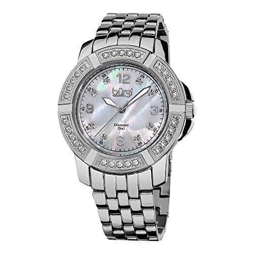 Burgi Reloj con Movimiento Cuarzo Suizo Woman BUR069SS 37 mm