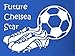 Hat-Trick Designs Chelsea Football Baby/Kids/Childrens Hoodie Sweatshirt-7-8Yrs-Royal Blue-Future Star-Unisex Gift