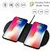 Produktbild QILade Yzcing Dual Wireless Charging Pad, 10 W / 7,5 W / 5 W 3-Fach 3-Fach Ladegerät, 2 IN 1 Schnellladestation für alle Qi-fähigen Telefone, 2 Spulen Double Qi Fast Charge