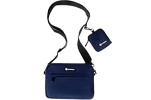 COOWONE wasserdichte Hundeleckerlitasche Umhängetasche Eingebauter Hundekotbeutelspender Leckerlitasche für Hund zum Training und Spazierengehen (Marineblau)