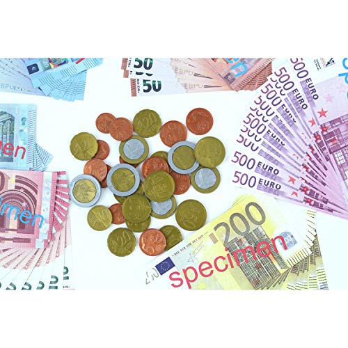 EDUPLAY Set de monedas y billetes Euro