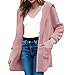 Produktbild Damen Pullover Sexy Dasongff Teddy-Fleece Jacke Mantel Langarmshirt Sweatshirt Plüschjacke Faux Fur Jacke Steppjacke Cardigan Parka Damen Weste