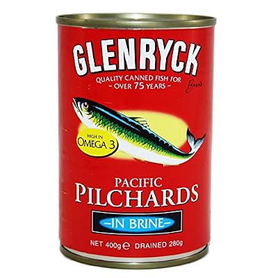 GLENRYCK Sardines au Naturel 400 g - Lot de 6