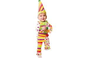 Dress Up America Doux Dots N’Stripes Costume pitre infantile