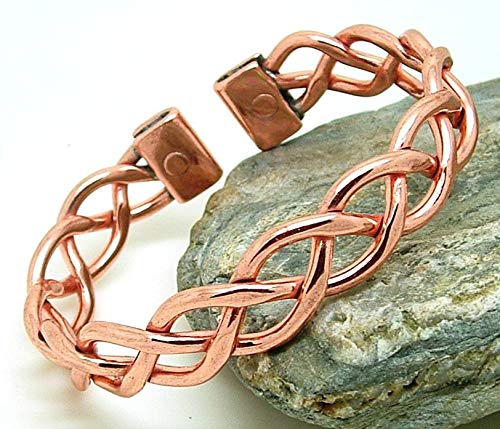 Zestlife ZL26 Bracelet en cuivre massif en cuivre magnétique.