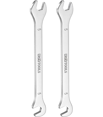RC Turnbuckle Wrench Set (3Pcs) – Double End Alloy Spanner For Crawler Car Repairs, 3-4mm / 4.5-5mm / 5.5-7mm