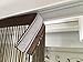 Produktbild Schiebevorhang Flächenvorhang Fadenvorhang Gardine Fenster Türen 50 x 260 cm Braun