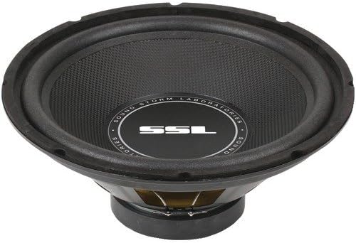 Soundstorm Ss Series High-power Single 4ohm Voice-coil Subwoofer With Poly-injection Cone (12inch, 800 Watts)