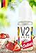 Produktbild V2 Vape E-Liquid Erdbeer - Luxury Liquid für E-Zigarette und E-Shisha Made in Germany aus natürlichen Zutaten 100ml 0mg nikotinfrei