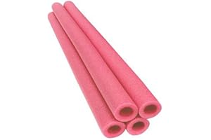 SUPATMUL 4 Espuma para Cama elástica 40 cm, protección para Barras trampolín jardín, Cubierta Espuma para trampolín, Almohadilla Espuma (Rosa)