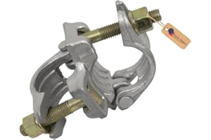 GeZu Impex Coupleur d'échafaudage Galvanisé à chaud Lot de 4 48 x 48 mm serre joint pour tuyau acier construction