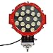 Produktbild Led Arbeitsscheinwerfer, JieHe 1PC Led Scheinwerfer Led Work Light Wasserfest ip67 Rückfahrscheinwerfer Beleuchtung 12 volt 36V Bagger Nebelscheinwerfer für KFZ Arbeitsscheinwerfer(51W)