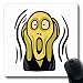 Produktbild Mousepads Vordere Munch Screaming Head Scream Absurd Abstract Energie Angst Match Längliche Form rutschfeste Gaming Mouse Pad Gummi Längliche Matte,Gummimatte 11,8"x 9,8"  3 mm Dicke