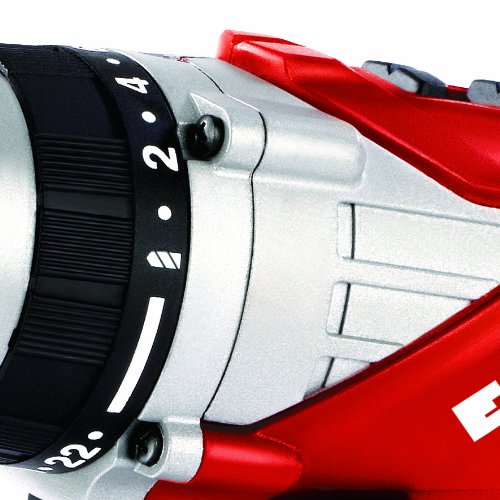 Einhell Akku Bohrschrauber RT-CD 14,4/1 Li (2x Lithium Ionen Akkus, 14,4 V, 1,3 Ah, 2 Gang, 38 Nm, LED-Licht, Schnellladegerät, Koffer) - 4