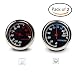 Produktbild Auto Armaturenbrett Analog Tisch Mini Quarz Temperatur Luftfeuchtigkeit Meter Hygrometer Thermometer Dekorieren Schwarz webersky