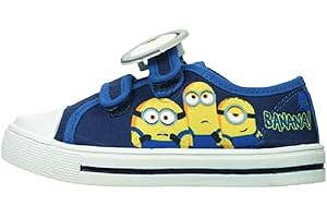 WILLIAM LAMB Boys Kids Despicable Me Minions Canvas Pumps