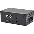 Highpi Alloy Steel Pro Case For Iqaudio Dac+ For Raspberry Pi 4